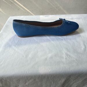 A New Day Denim Blue Jackie Ballet Flats Size 7 NWOT